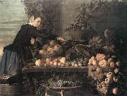 HEUSSEN, Claes van Fruit and Vegetable Seller Spain oil painting artist